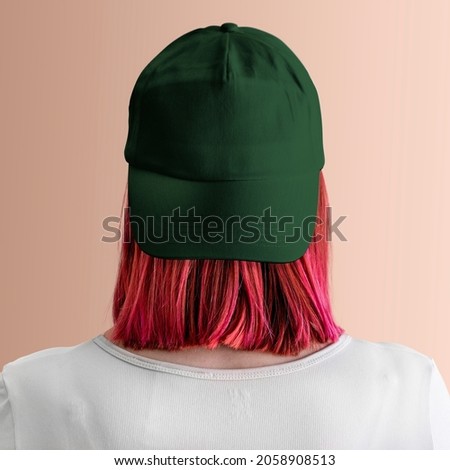 Baseball cap, blank design unisex apparel