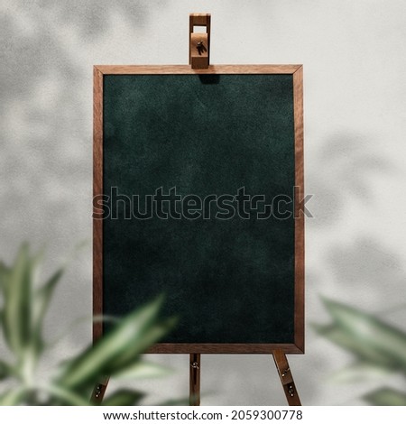 Blackboard easel sign for weddings and events