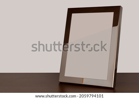picture frame on the table