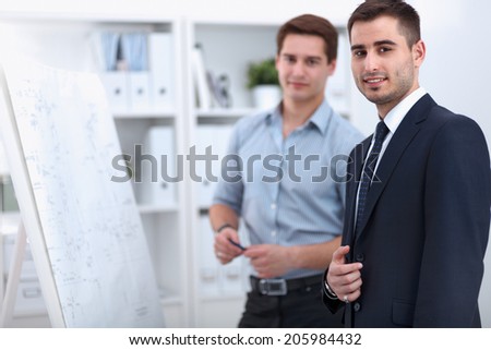 Business people talking on meeting at office