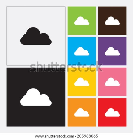 Cloud icon - Vector
