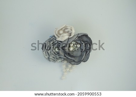 Isolation photos on a white background, decorations pins for Muslim hijab clothes