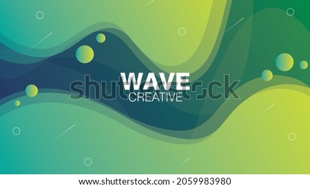 Wavy flow shapes abstract background gradation effect design vector eps 10 for website, wallpaper, presentation, banner, advertisement, and more