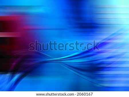 red blue abstract composition