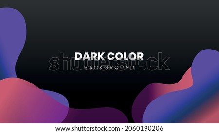 Abstract black, blue and pink color gradient background sleek clean modern backdrop
