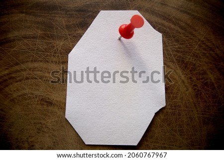 close-up photographic paper memo paper image