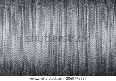 Close up picture of silver thread texture, luxury theme surface background image Royalty-Free Stock Photo #2060795837