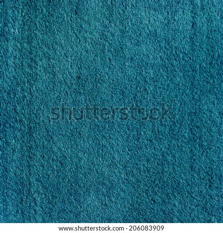 Blue Felt, textile background, square image