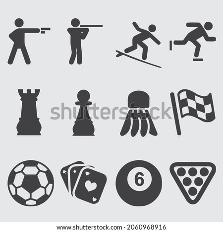 sport icon vector design. isolated icons sport - fitness. Fitness exercise, sports workout training illustration – stock vector