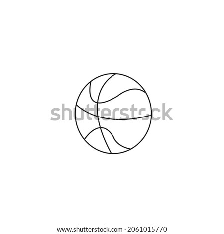 A set of sports elements on a white background.