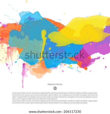color shiny multicolor vector watercolor scene important for any project where a platter of color makes the difference color colour coloration water son star texture kid colorful abstraction scene edg