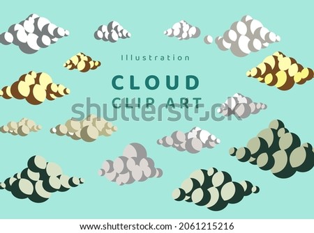 Illustration Vector Cloud Clip Art