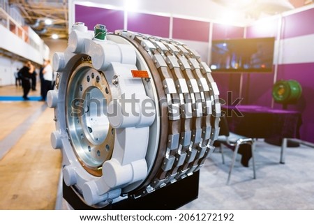The brake wheel for Aircraft. Royalty-Free Stock Photo #2061272192