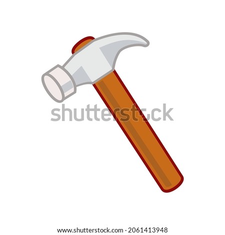 Hammer claw. Handyman tool for home repair. vector  illustration