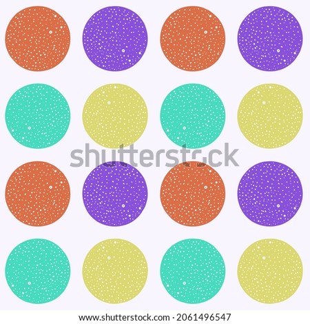 Abstract geometric pattern with circles and elements. Modern abstract design for paper, cover, fabric, interior and other users. Black and red circles on a white background.