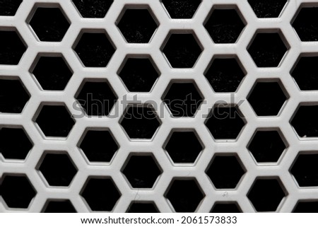texture white rhombus on a black background
