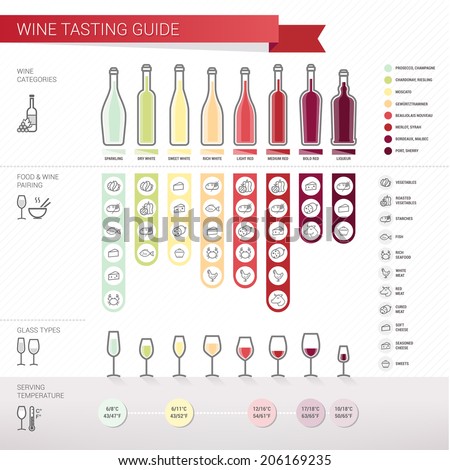 Wine tasting guide Royalty-Free Stock Photo #206169235