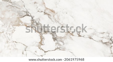 Statuario Marble Texture Background, Natural Polished Carrara Marble Texture For Abstract Home Decoration Used Ceramic Wall Tiles And Floor Tiles Surface. Royalty-Free Stock Photo #2061975968
