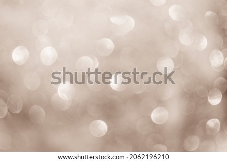Silver shiny bokeh background for new year, christmas design