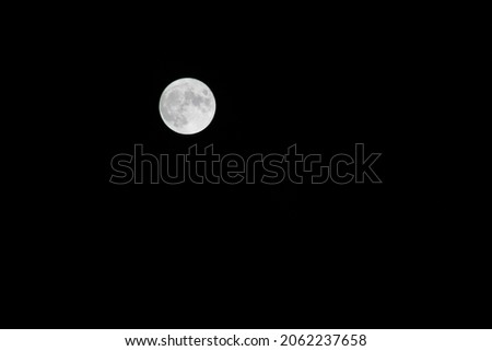 A picture of the full moon from the 20th of September 2021