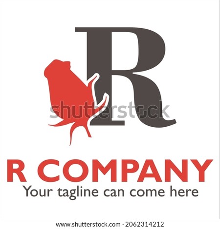 R logo design on Dating theme