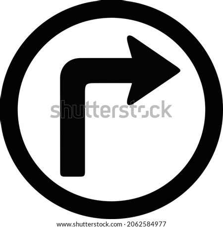 Black-and-white picture of traffic signs to drive to the right, but only one way