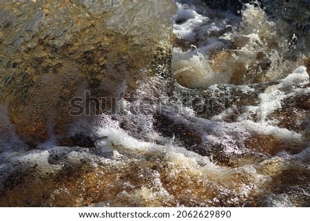 foamy water for background, drink