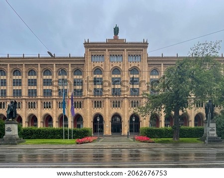 View of the Upper Bavaria Government (Regierung von Oberbayern) Building in Munich, Germany Royalty-Free Stock Photo #2062676753