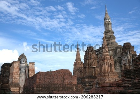Sukhothai Historical Park, Temple in Sukhothai, Thailand 