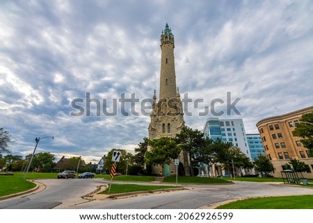 Water Tower on Gilman Triangle in Milwaukee City