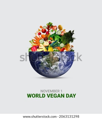 world vegetable day, vegetable on the world, fresh vegetable, vegan day, world food day concept 05 Royalty-Free Stock Photo #2063131298