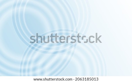 Closeup of blue transparent clear calm water surface texture with splashes and bubbles for cosmetic moisturizer background. vector design. Royalty-Free Stock Photo #2063185013