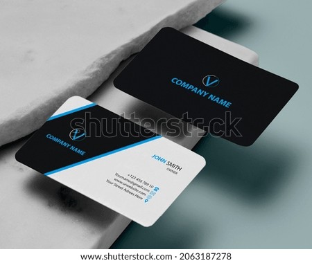 This is modern business card template.