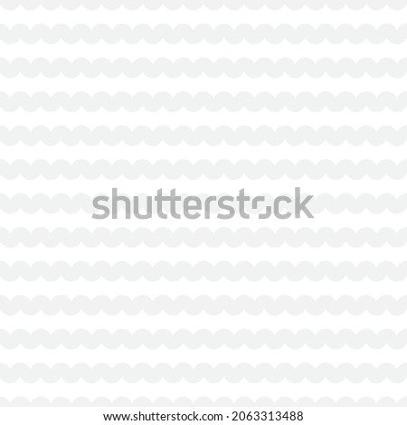 White wave pattern. Wave line pattern. Seamless wavy texture. Vector illustration. 