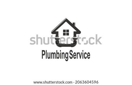Plumbing service. Home repairs logo