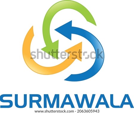 Sumbala arrows recycling  logo design icon design free download