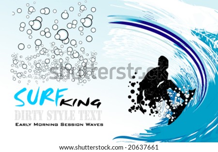 VECTOR Dirt Style Surfers Card Background