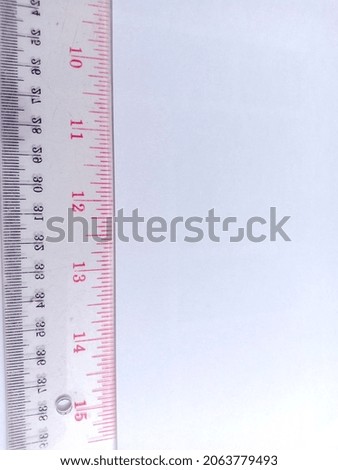 ruler on a white background.....