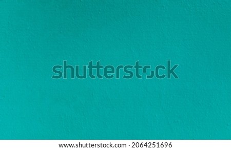 Turquoise blue green cement wall texture background