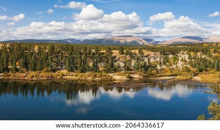 Fairplay Lake Colorado Pines USA Royalty-Free Stock Photo #2064336617