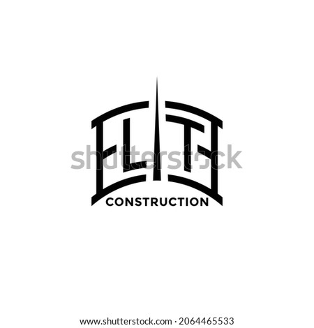 Elite Construction Profesional Logo Design Template, Architect, Building