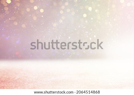 glitter vintage lights background. silver, pink, gold and white. de-focused Royalty-Free Stock Photo #2064514868