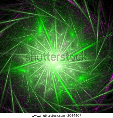 Fractal abstract - star (background)