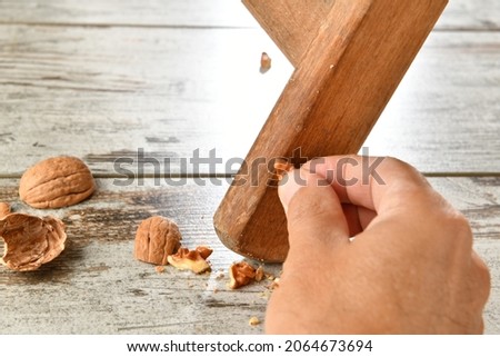 Just take some walnuts and rub wooden furniture on the affected areas to see faded parts disappear     