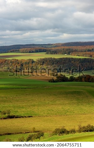 
Region Mullerthal a walking area through Luxembourg. Nature in the fall. 27 Oct 2021 Luxembourg Royalty-Free Stock Photo #2064755711