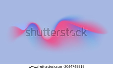 Soft smooth motion sound wave ripple elements abstract vector background Royalty-Free Stock Photo #2064768818