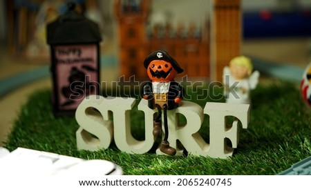 Image of pumpkin pirate for Halloween festival