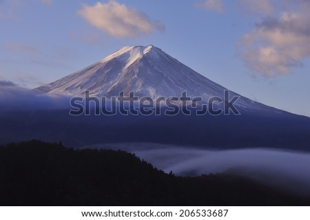 An Image of Fuji Mountain