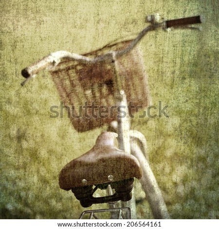 Vintage bicycles picture style