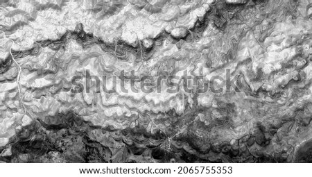 reliefs,  abstract photography of the deserts of Africa from the air in black and white, aerial view of desert  Genre: Abstract Naturalism, from the abstract to the figurative, 